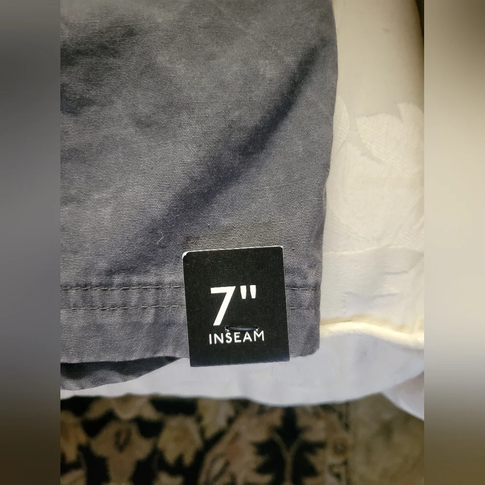 Gray Drawstring Swim Trunks - Picture 5 of 7